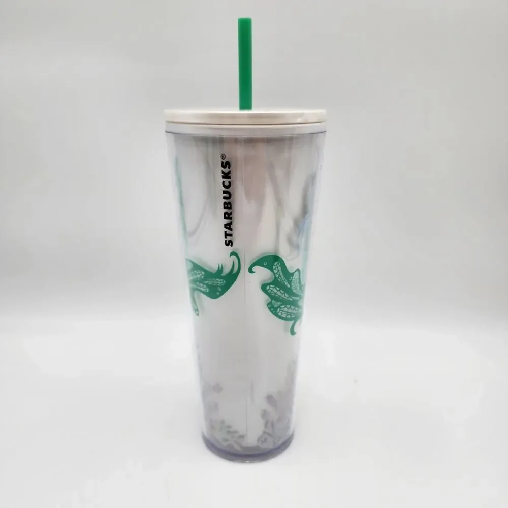 Starbucks Siren Mermaid Iridescent Cold Tumbler 24 oz‎ Venti NEW 2022 Holiday